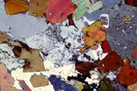 Lichtmikroskop-Granit